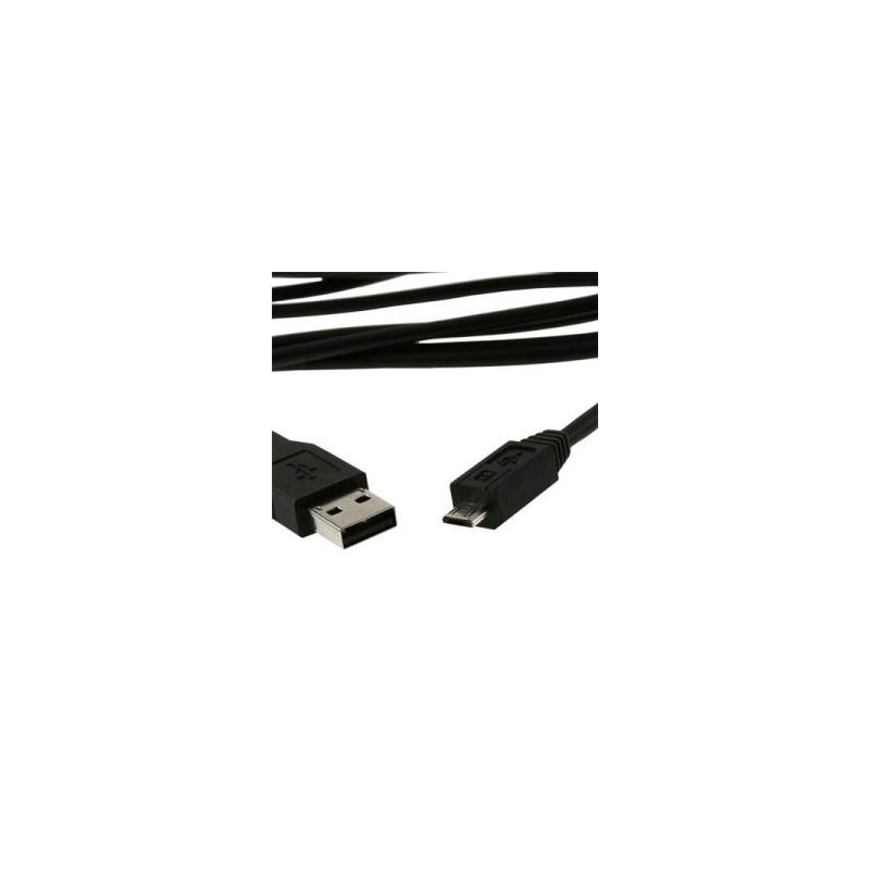 USB Kábel A Male/Micro B Male 2.0 Black HQ 1,8m