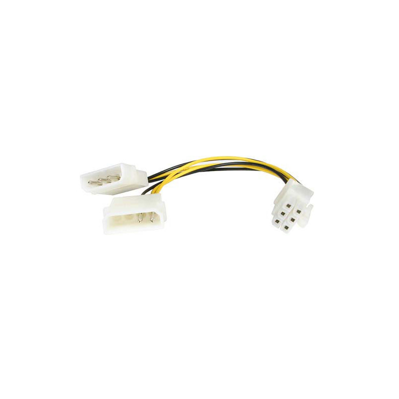 Redukcia napájacia 5.25" Molex-6 pin pre graf.karty