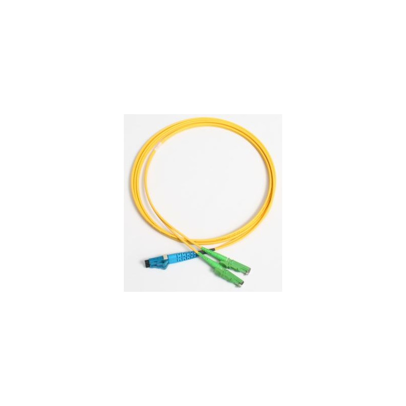 Patchcord FO duplex E2000/APC-LC 9/125um SM 2m, OS2