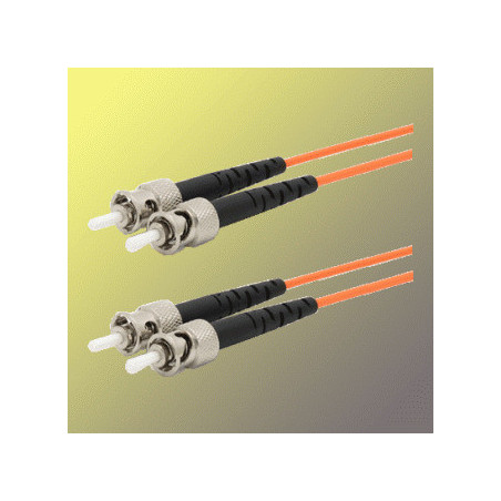 Optický patchkábel duplex ST-ST, 50/125 um MM, 140m, OM2