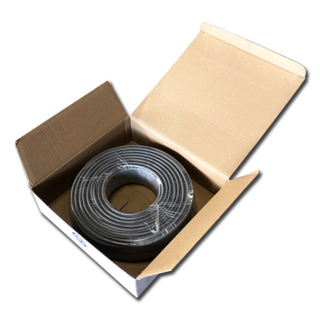 DATACOM UTP flex, Cat6 PVC, sivý, 100m, lanko