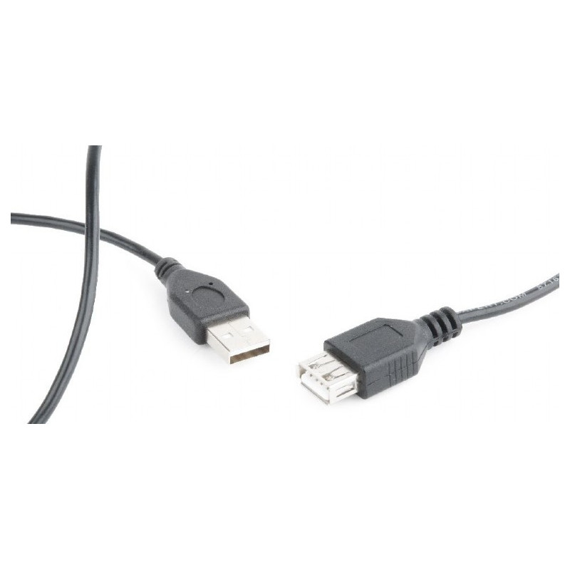 Gembird USB 2.0 extension cable, 0.75 m, black