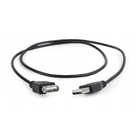 Gembird USB 2.0 extension cable, 0.75 m, black