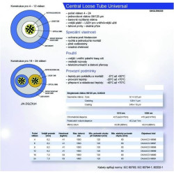 12vl. 09/125 09/125um kábel gelový UNIV LSOH CLT