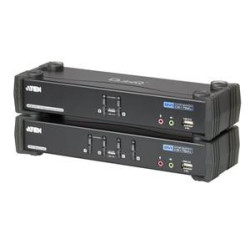 Aten 4-port DVI KVMP USB, USB hub, audio 7.1, káble