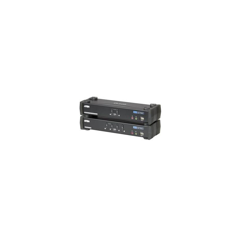 Aten 4-port DVI KVMP USB, USB hub, audio 7.1, káble