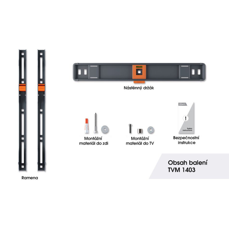Vogel|s TVM 1403, fixný TV držiak pre obrazovky 32-77", 50 kg