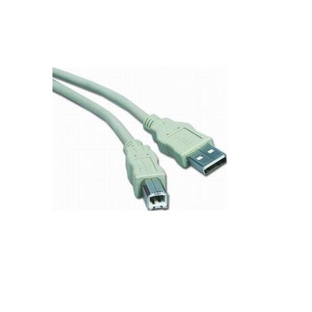 PremiumCord Kábel USB 2.0, A-B, 3m, sivý
