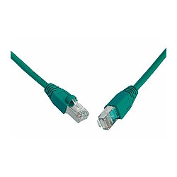 SOLARIX patch kábel CAT5E SFTP PVC 7m zelený snag-proof