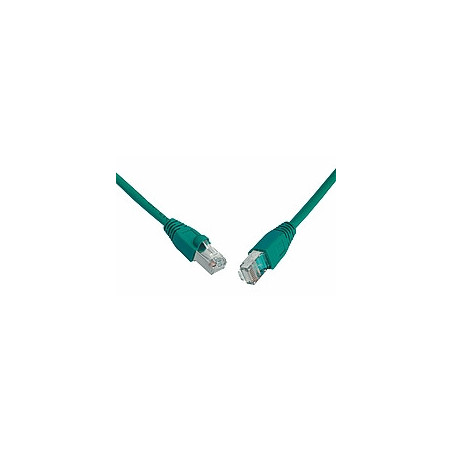SOLARIX patch kábel CAT5E SFTP PVC 7m zelený snag-proof