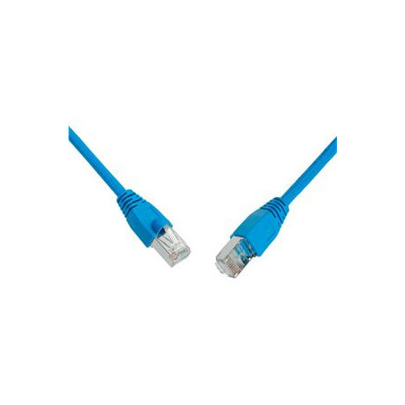 SOLARIX patch kábel CAT6 SFTP PVC 3m modrý snag-proof