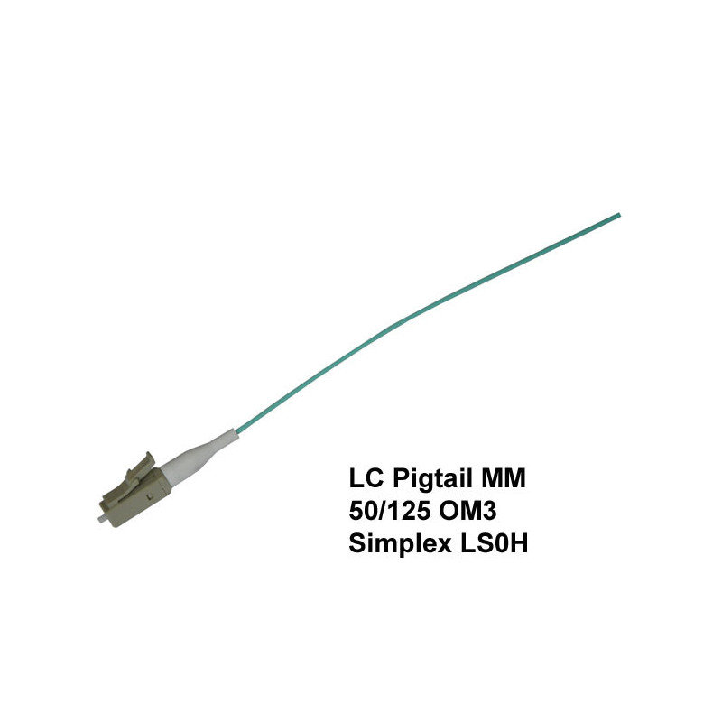 Pigtail Fiber Optic LC 50/125MM, 1m, 0,9mm OM3