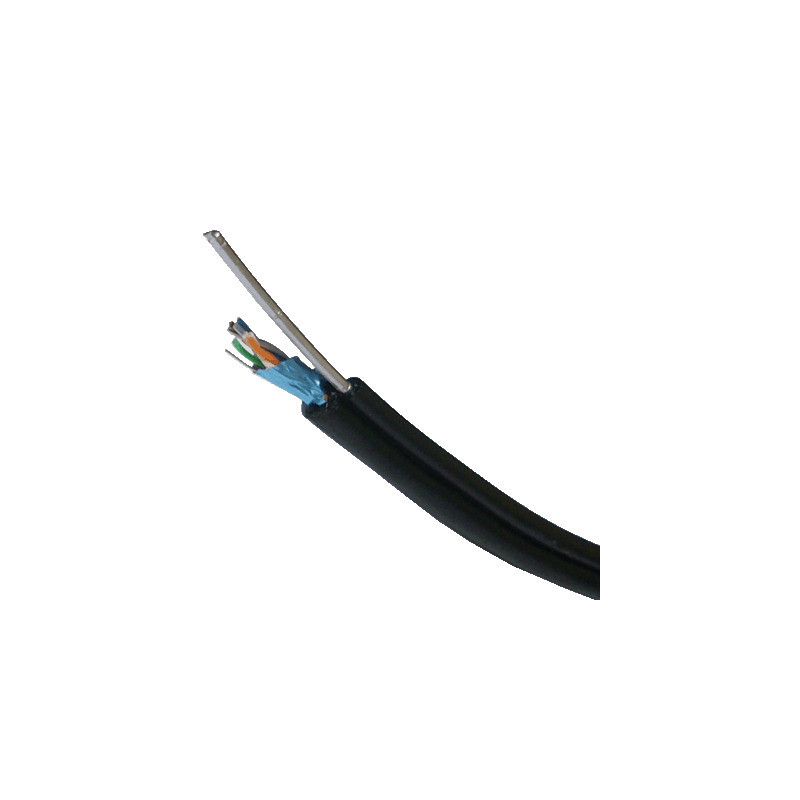 DATACOM FTP drôt Cat5e 100m samonosný OUTDOOR blk