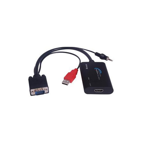 PremiumCord konvertor VGA+audio na HDMI