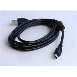 Kábel USB A-MINI 5PM 2.0 1,8 m HQ s ferrit. jadrom