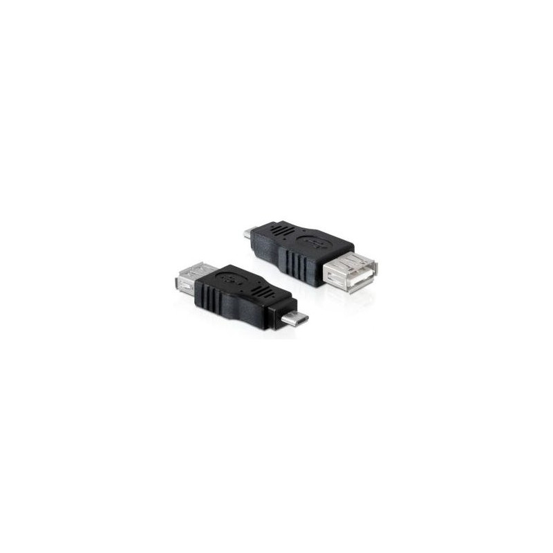 PremiumCord USB redukcia A/female-MicroUSB/male