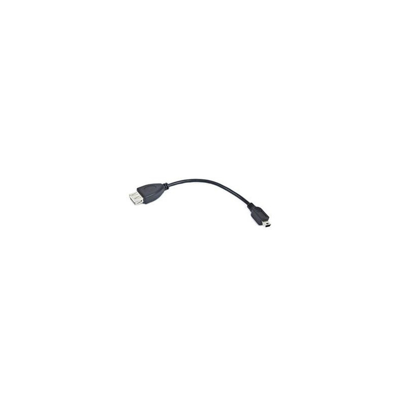 Kábel USB AF/mini BM, OTG, 15cm pre tab. a tel.