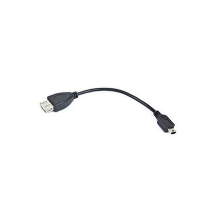 Kábel USB AF/mini BM, OTG, 15cm pre tab. a tel.