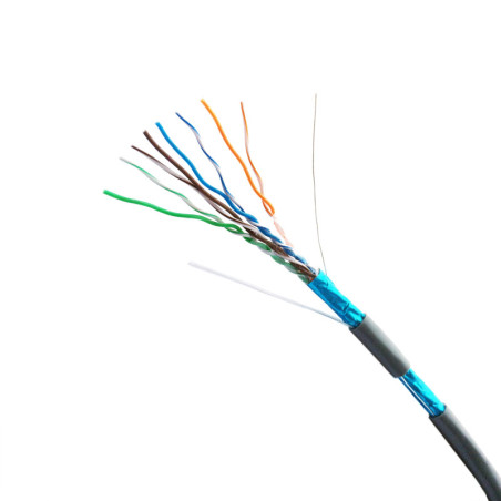 DATACOM FTP Cat5e PVC kábel 100m (lanko) sivý
