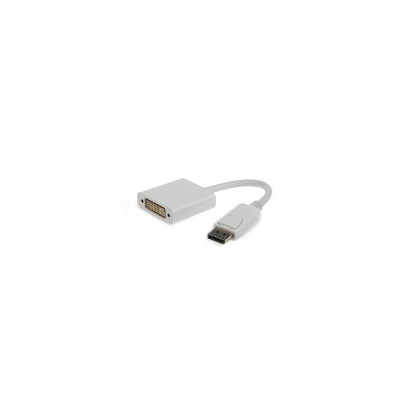 Kábel Gembird red. Displayport na DVI, M/F, biela