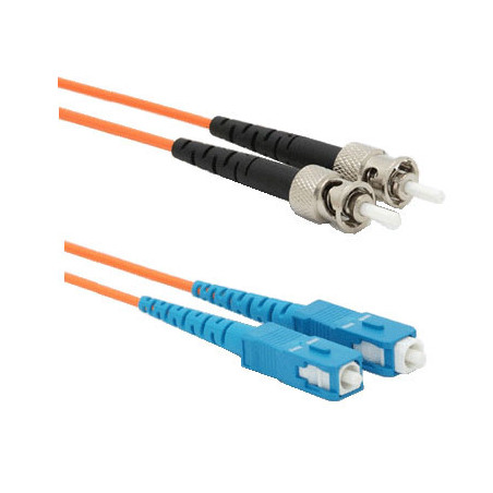 Optický patchkábel duplex ST-SC, 62,5/125 um MM, 7m, OM1