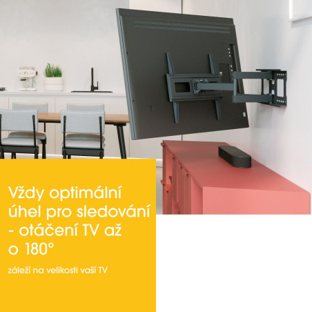 Vogel|s MA4040, dvojité TV rameno so 4 kĺbmi pre 40-77", 35 kg