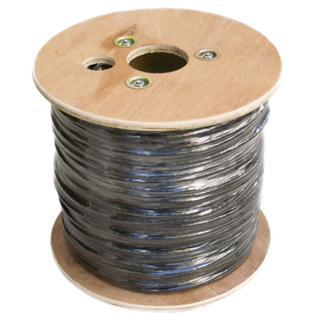 DATACOM UTP drôt CAT6 PE 500m box čierny OUTDOOR