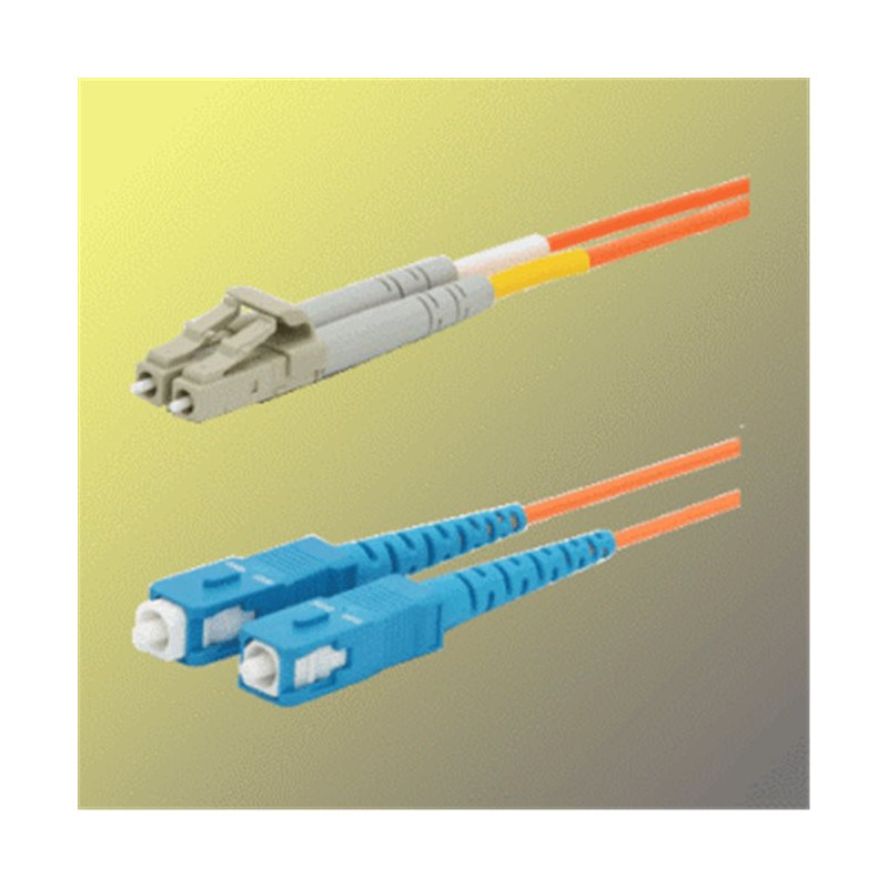 Optický patchkábel duplex LC-SC, 62,5/125um MM, 15m, OM1