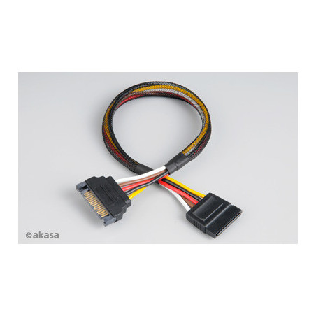 Predlžovací napájací SATA 15pin kábel - 30 cm