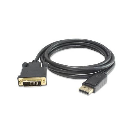 PremiumCord DisplayPort na DVI kábel 3m, tieň. M/M