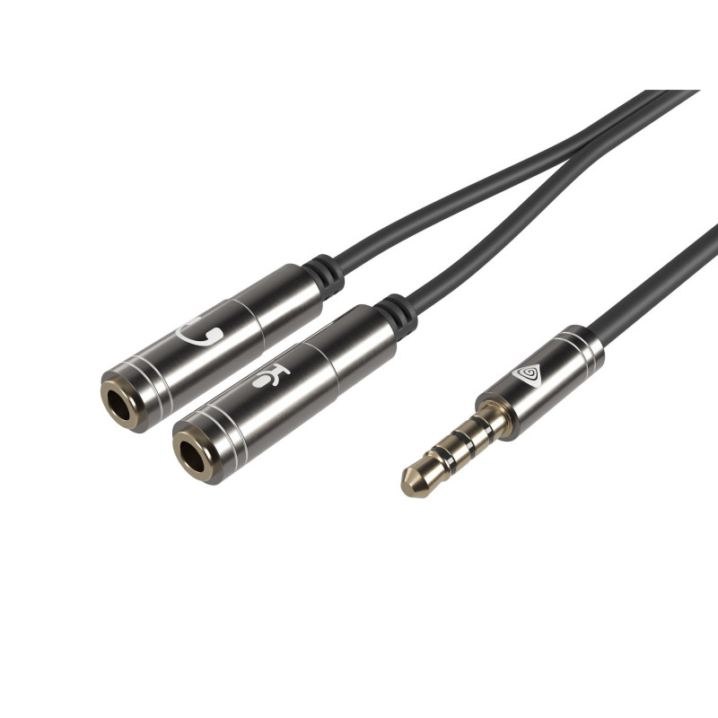 GENESIS THUL 200 - PRÉMIOVÝ 4-PIN ADAPTÉR SLÚCHADIEL PRO PS4/PC/Smartphony