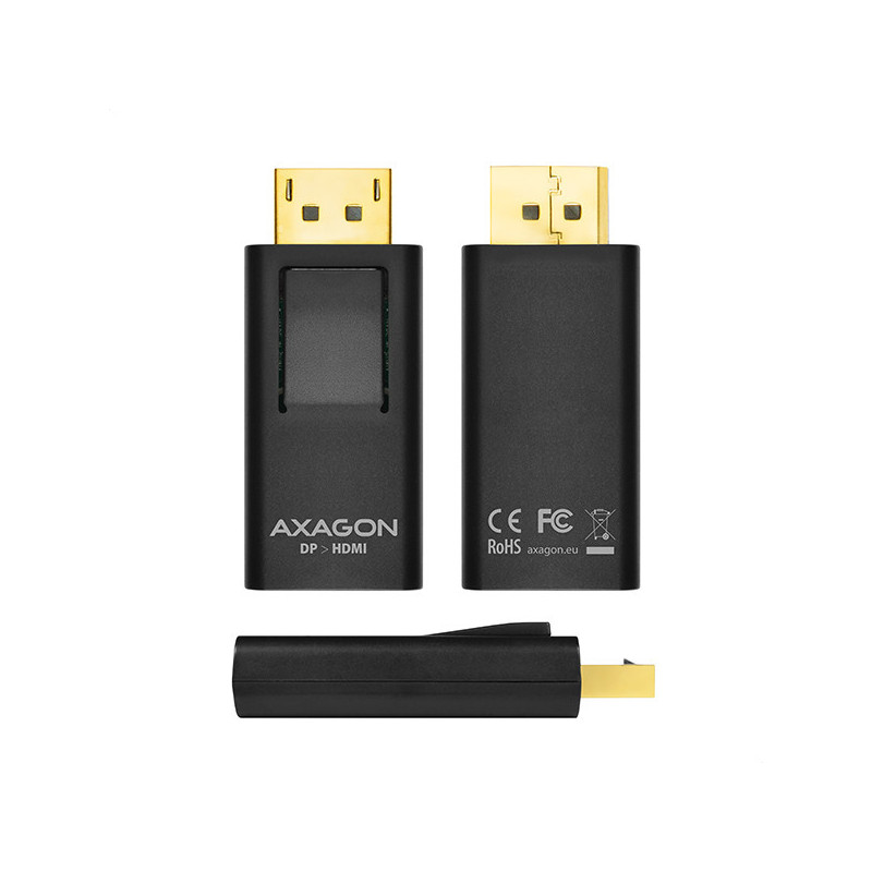 AXAGON RVD-HI, DisplayPort → HDMI redukcia / adaptér, FullHD