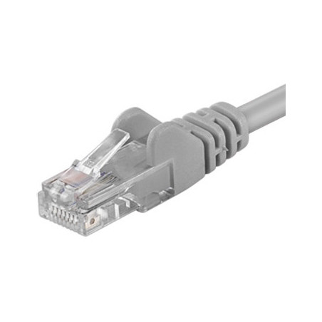 PremiumCord Patch kábel UTP RJ45-RJ45 CAT6 2m šedá
