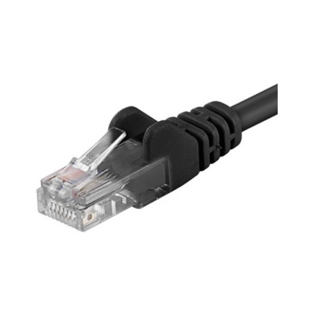 PremiumCord Patch kábel UTP RJ45-RJ45 level 5e 2m čierna