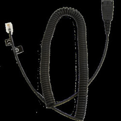 Jabra QD-RJ10, 0,5-2 m, coiled, Siemens