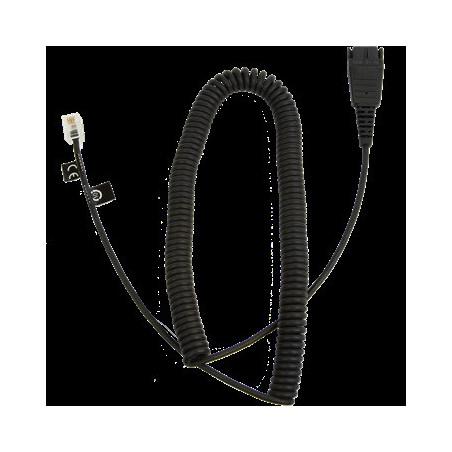 Jabra QD-RJ10, 0,5-2 m, coiled, Siemens