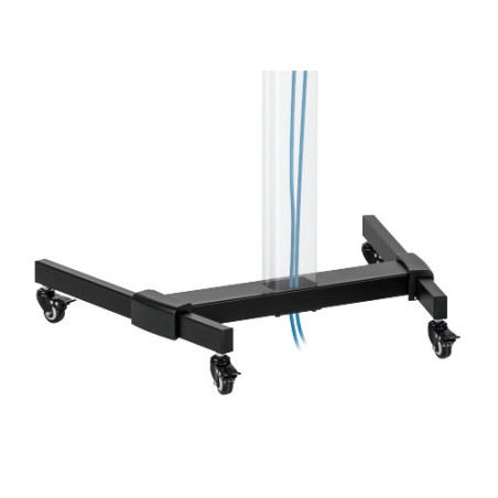 ALU pojazdný stojan Brateck FS44-46TW pre TV 37"-86" 50kg police