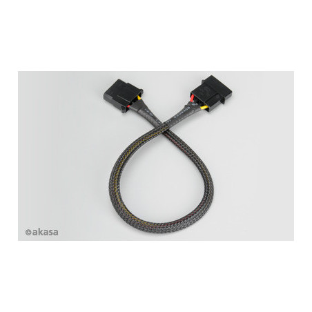 AKASA - 4-pin molex - 30 cm predlžovací kábel