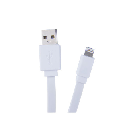 Kábel AVACOM LIG-120W USB - Lightning, 120cm, biela