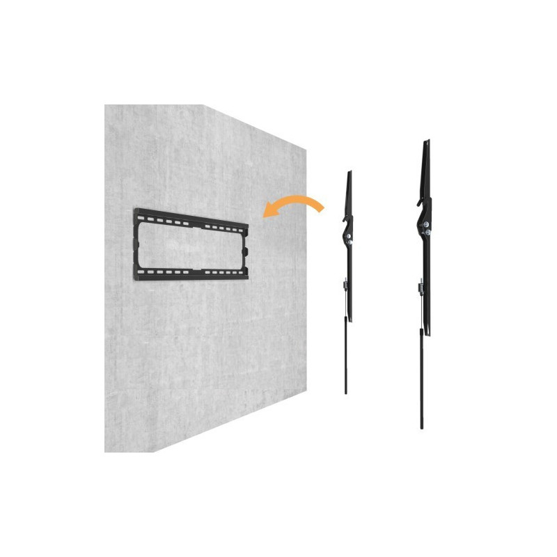 Držiak Brateck KL32-44T pre TV 32"-70" 45kg Slim polohovateľný nástenný