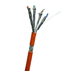 DATACOM S/FTP drôt CAT7 LSOH 300m oranžový