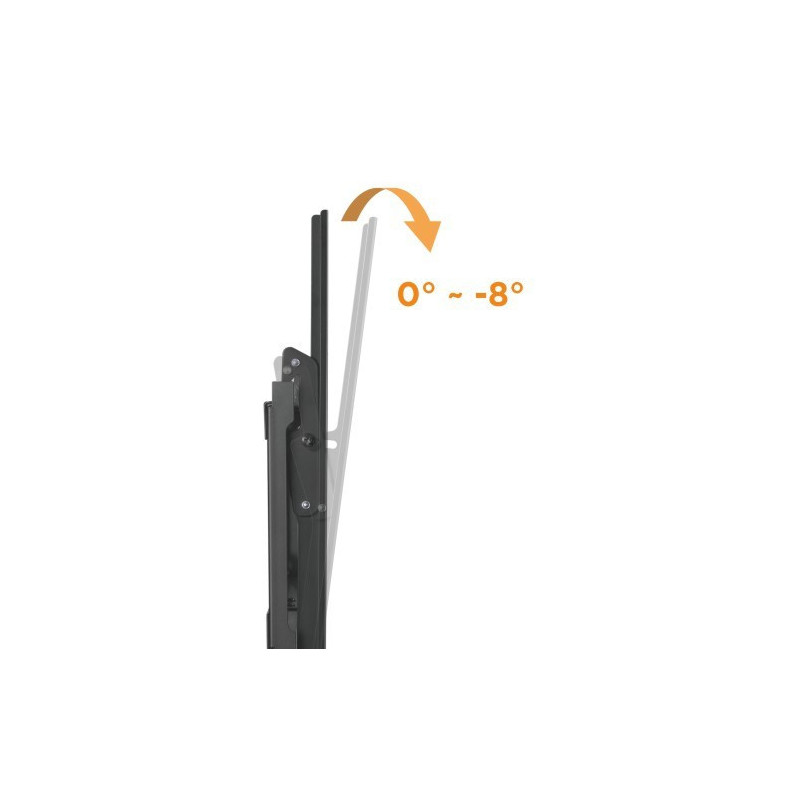 Držiak Brateck LP72-46T pre TV 37"-80" 75kg polohovateľný nástenný