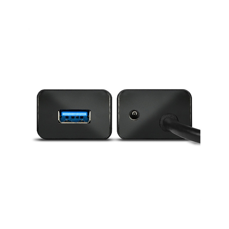 AXAGON HUE-SA7BP, 7x USB 3.0 ALU CHARGING hub, vr. AC adaptéra, kábel USB-A 40cm