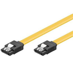 PremiumCord 0,5m SATA 3.0 dátový kábel 1.5GBs / 3GBs / 6GBs, kov.západka