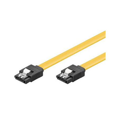 PremiumCord 0,5m SATA 3.0 dátový kábel 1.5GBs / 3GBs / 6GBs, kov.západka