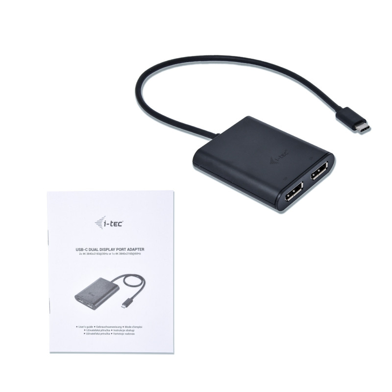 i-tec USB-C na 4K Dual Display Port adaptér