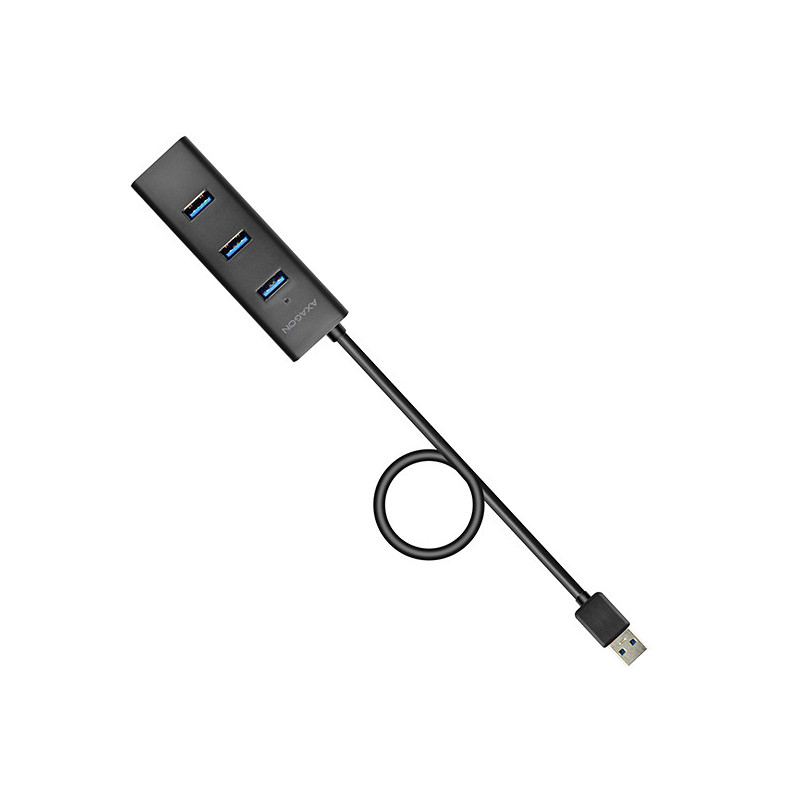 AXAGON HUE-S2BP, 4x USB 3.0 CHARGING hub, vr. AC adaptéra, kábel USB-A 1.2m