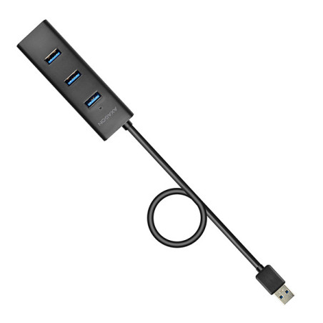 AXAGON HUE-S2BP, 4x USB 3.0 CHARGING hub, vr. AC adaptéra, kábel USB-A 1.2m