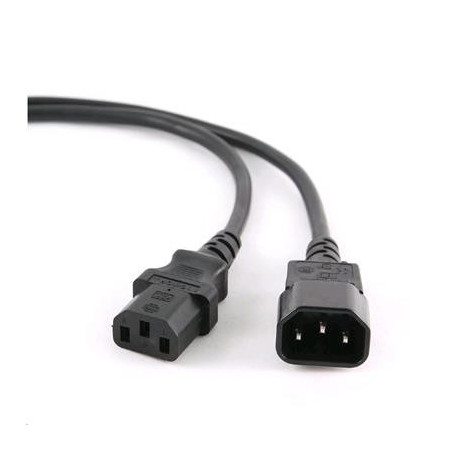 Kábel C-TECH sieťový, predlžovací, 1,8m VDE 220/230V napájací
