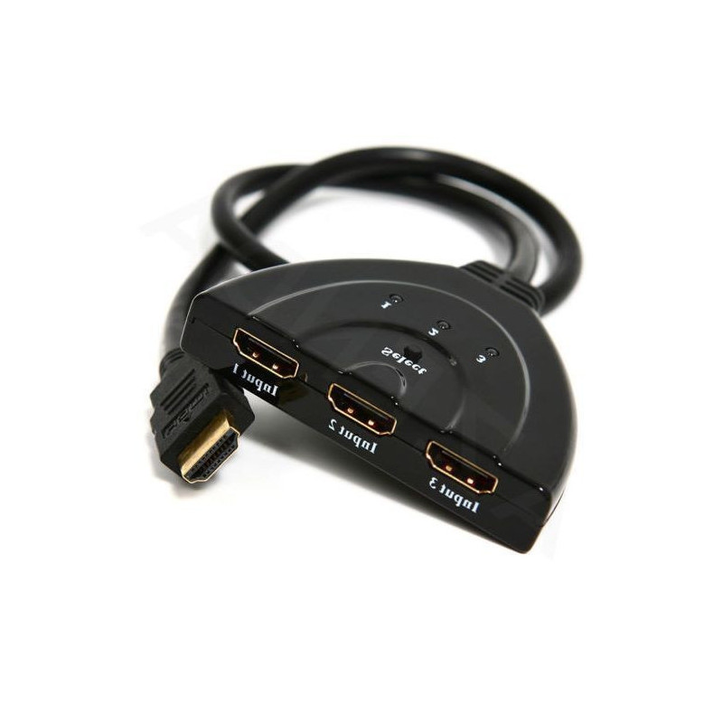 GEMBIRD Dátový prepínač HDMI switch, 3 cesty